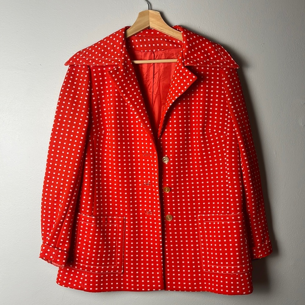 1970’s Red Polka Dot Shacket